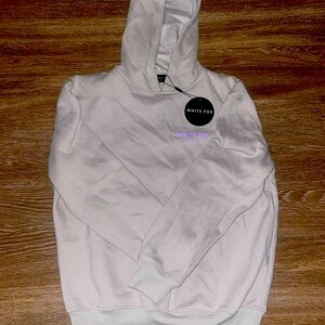 BRAND NEW WITH TAGS WHITE FOX HOODIE